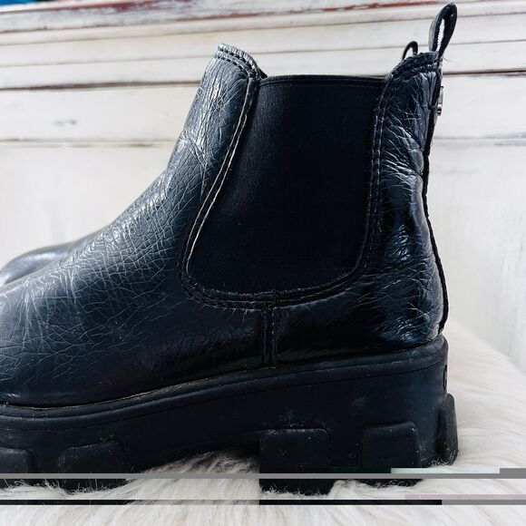 Circus NY by Sam Edelman Darielle Lug Sole Chelsea Boots Platform Goth -Size 7.5 - Picture 3 of 8